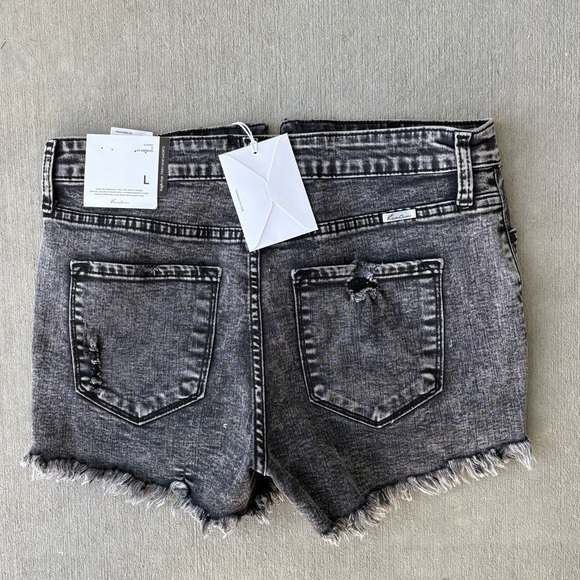 KanCan  Kaia Shorts - Vintage Black Jean Shorts Large NEW! - Picture 5 of 7